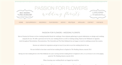 Desktop Screenshot of passionforflowers.net