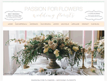 Tablet Screenshot of passionforflowers.net